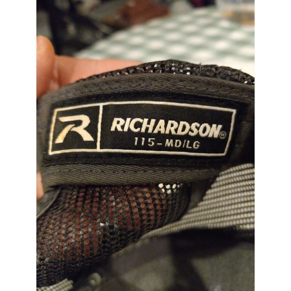 Richardson Trucker Cap Stick Hockey Hat.. Gray SnapBack, 115-medium/large - Picture 7 of 10